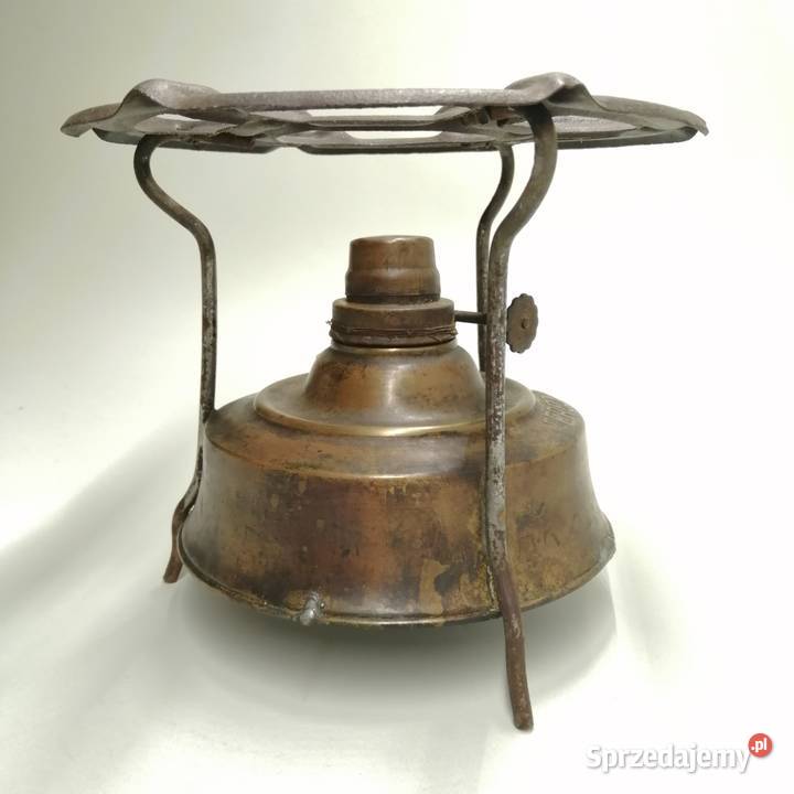 Zabytkowa kuchenka na naftę mosiężna Kraków