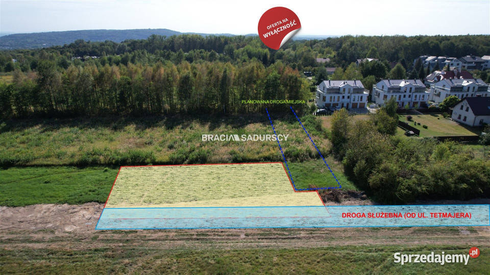sprzedaży gruntu Kraków 1024m2