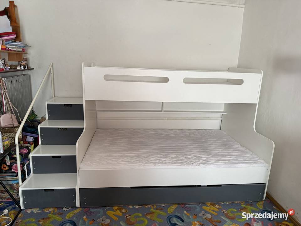 Łóżko piętrowe z szufladami i taśmą led świętokrzyskie Suchedniów