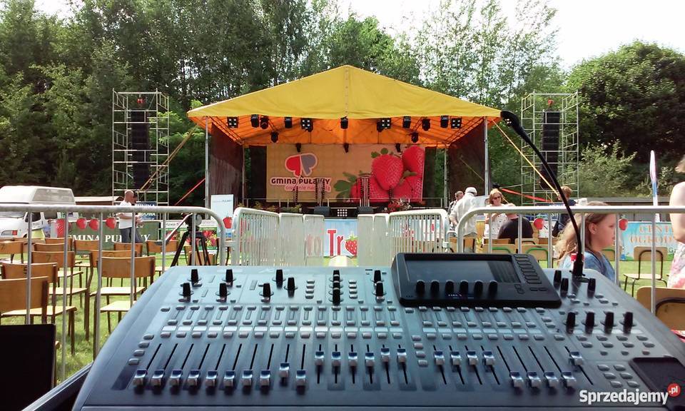 Nagłośnienie estradowesprzęt DJ kolumnywynajem Puławy