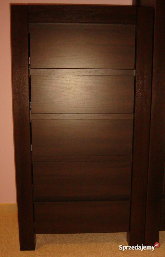 Komoda wenge 5 szuflad Black Red White August KO