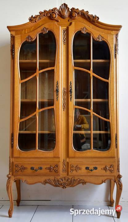 Piękna dębowa biblioteka ludwikowska sklep Dąbrowa Górnicza