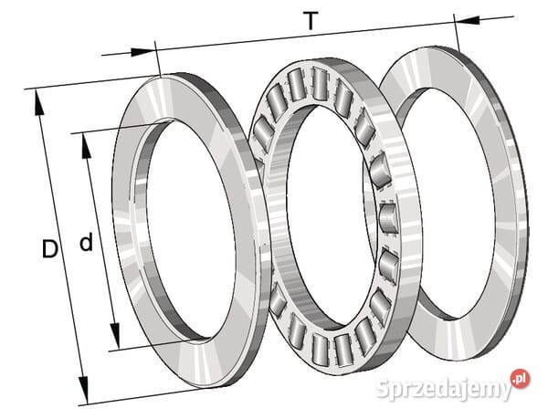 Łożysko wałeczkowe osiwe 81108TV Do maszyn uprawowych małopolskie Kamionna