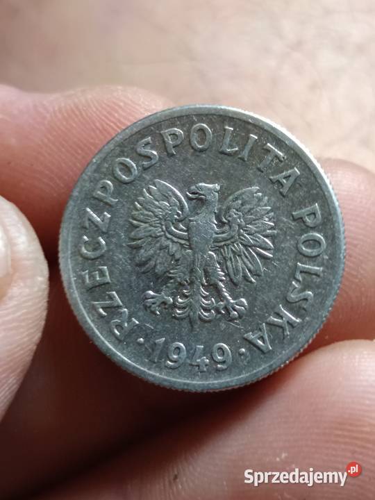 Sprzedam monete 50 gr 1949 r mala skretka Chełm