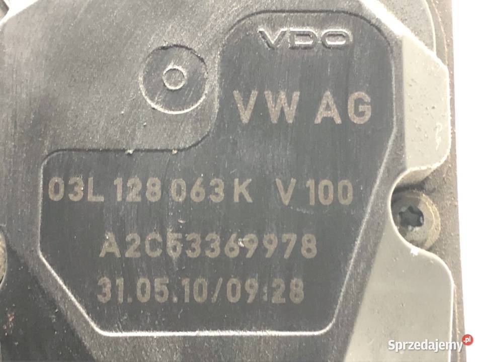 PRZEPUSTNICA VW POLO V 03L128063K 12 75 ZAWÓR osobowe sprzedam
