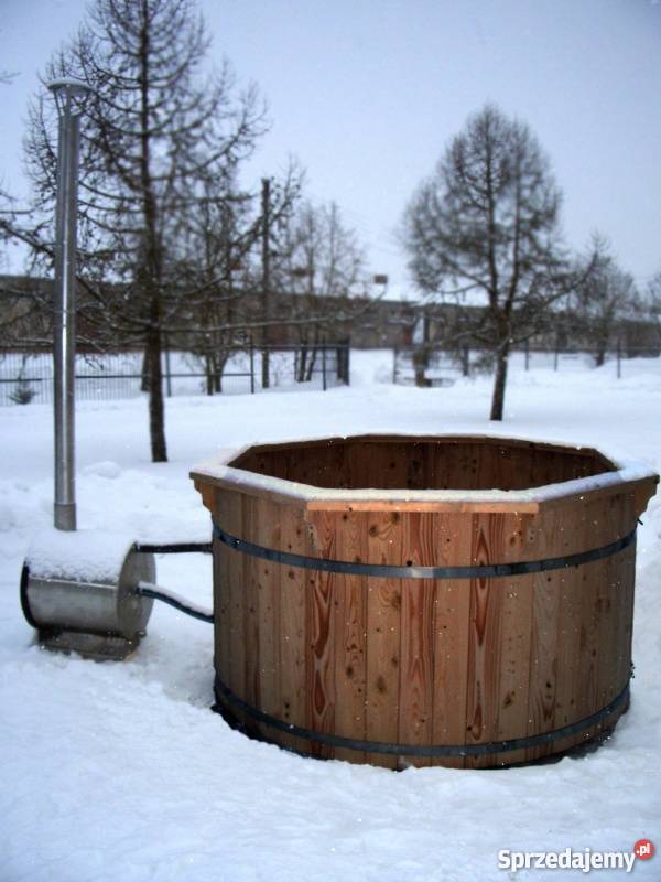 Gorąca Beczka SAUNA OGRODOWA hot tube basen Płock