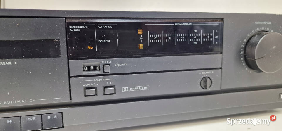 Magnetofon Cassette Deck Telefunken HC680 HC 680 wielkopolskie Międzychód sprzedam