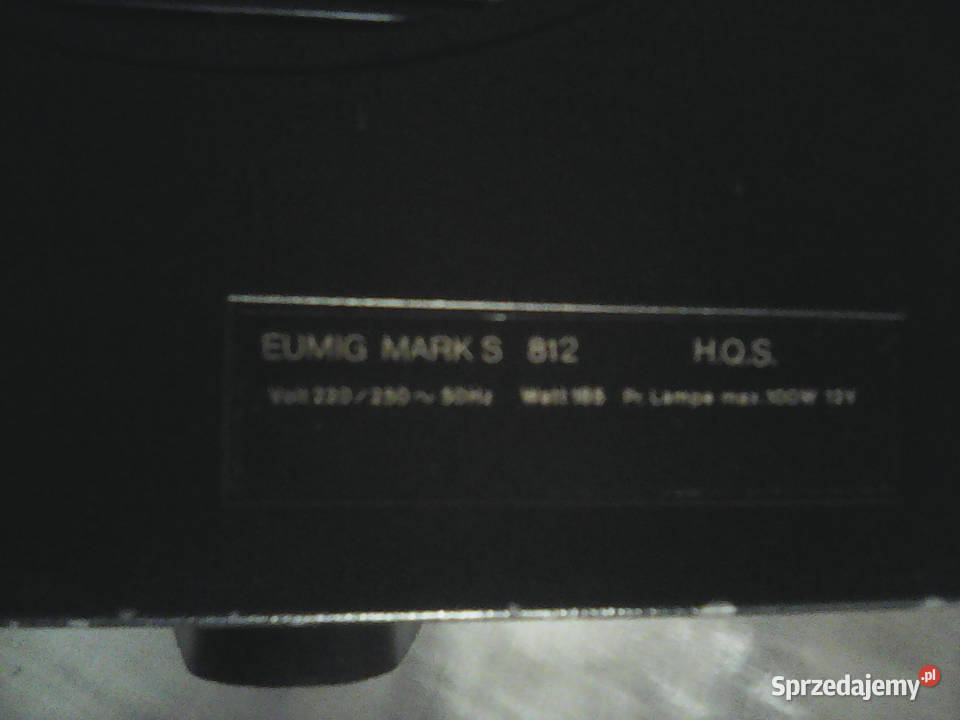 Eumig Mark S 812 HQS Rzutnik projektor z 1977r Piotrków Trybunalski sprzedam