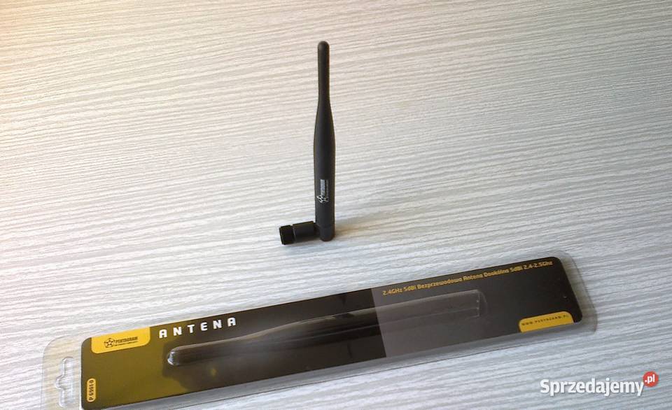 Antena WiFi PENTAGRAM 24 GHz 5 dBi RPSMA Internet i komunikacja Szczecin