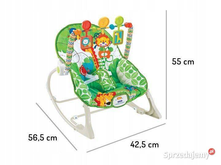 Leżaczek bujaczek fotelik 3w1 wibracje Ecotoys Leżaczek Bielsk Podlaski