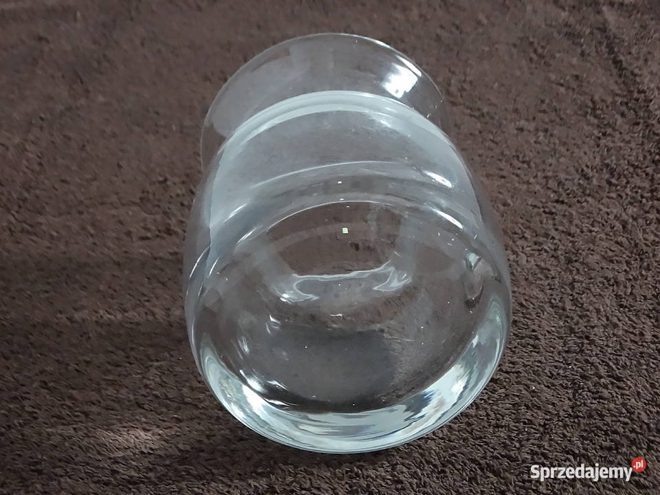 Stylowy Wazon z Grubego Szkła Solidny i lubelskie Biłgoraj sprzedam