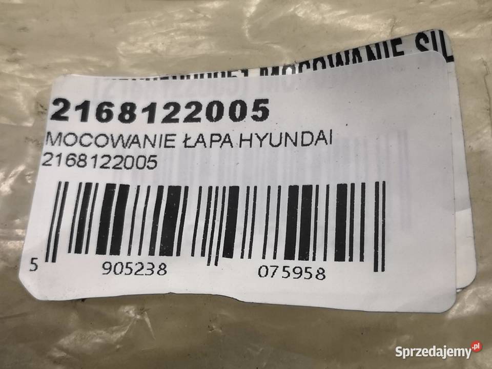 MOCOWANIE SILNIKA ŁAPA HYUNDAI SCOUPE 19941995