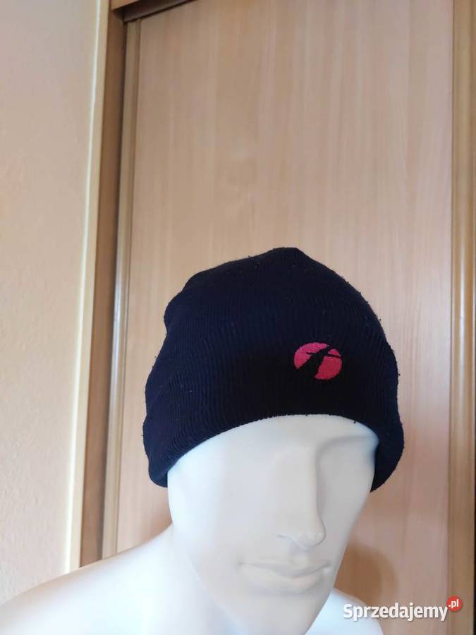 Czapka czarna z różowym logo Rozmiar uniwersalny Pozostałe