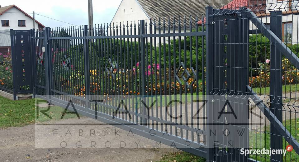 Brama Dwuskrzydłowa 500m Kolor Otwierana Gniewkowo