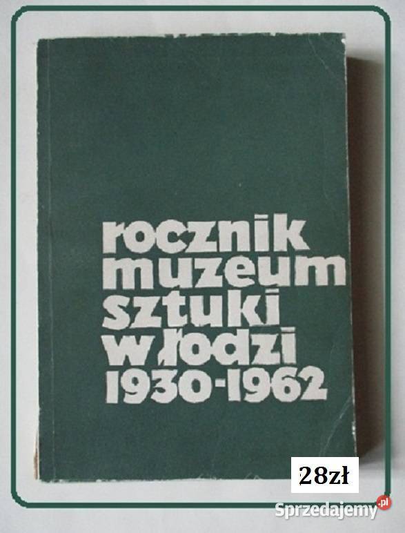 Almanach muzealny Muzeum Historyczne mst Łódź
