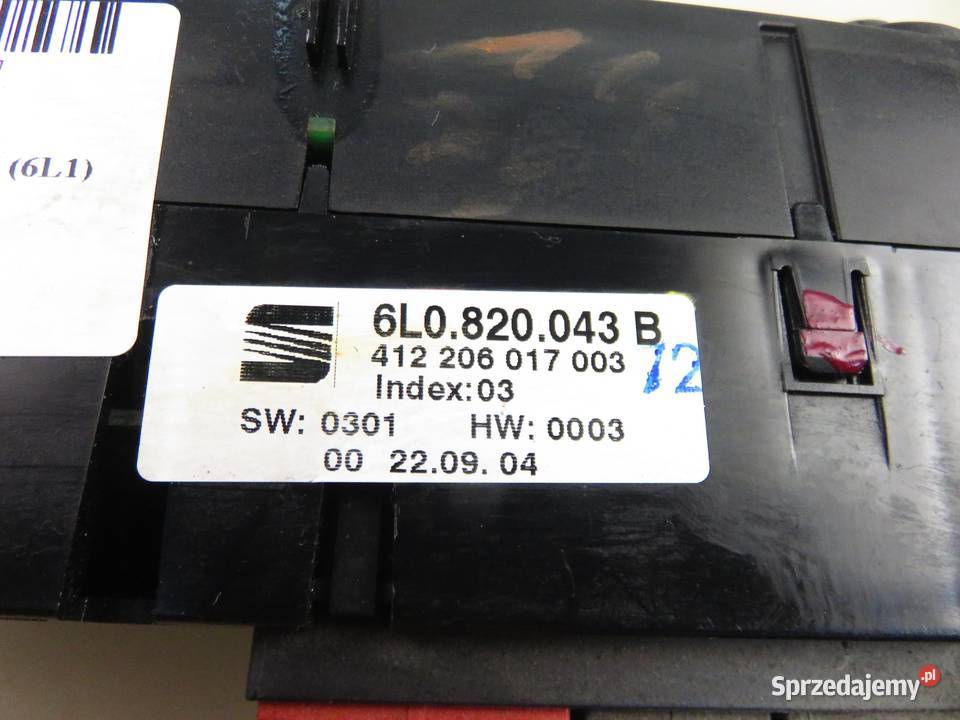 KLIMATRONIK SEAT IBIZA III 6L1 6L0820043B małopolskie