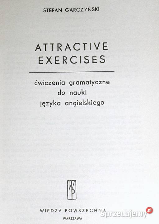 Attractive exercises Stefan Garczyński Rok wydania 1991 lubelskie Chełm