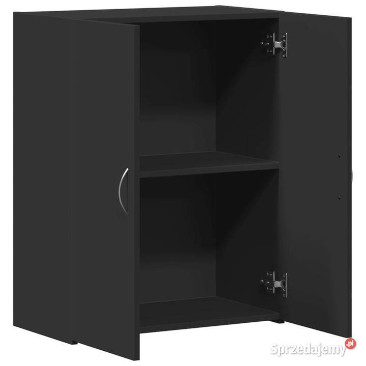 Szafka na dokumenty czarna 60x32x775 WM840766 Pozostałe Warszawa