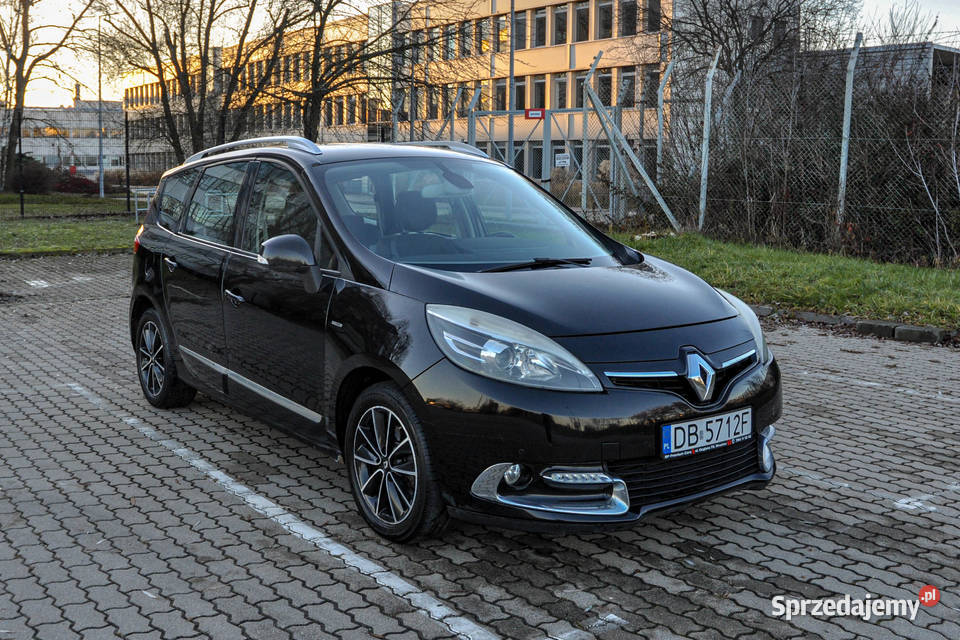 Renault Scenic 16DCI Bezwypadkowy Lift 7osobowy Rok produkcji 2013 dolnośląskie Wrocław