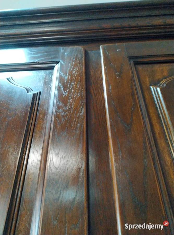 Solidna dębowa szafa 4drzwiowa lite drewno Białystok