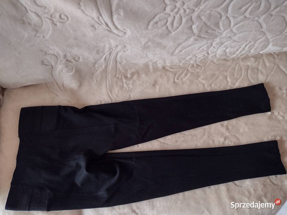 38M ZARA Czarne legginsy dopasowane spodnie