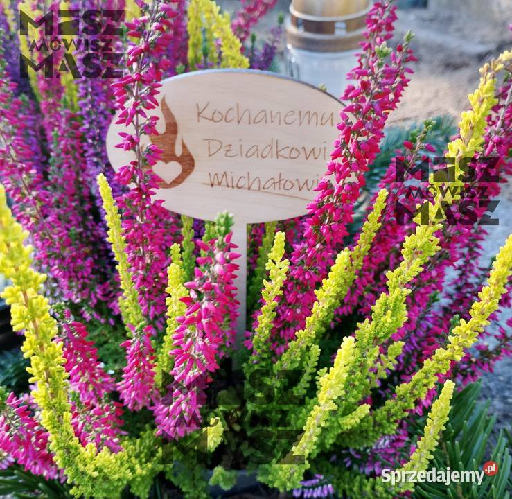 Topper do kwiatów na grób pamięć wszystkich Racot