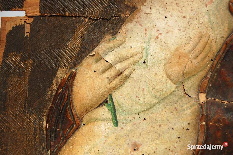 Św Antoni i Dzieciątko Jezus przedwojenny obraz lubelskie Lublin