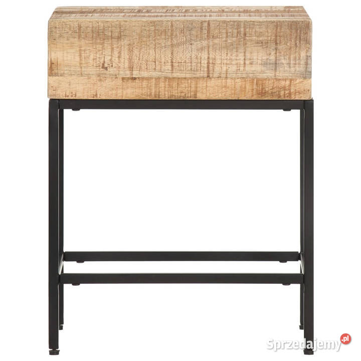 Stolik boczny 40x30x50 surowe drewno mango Warszawa