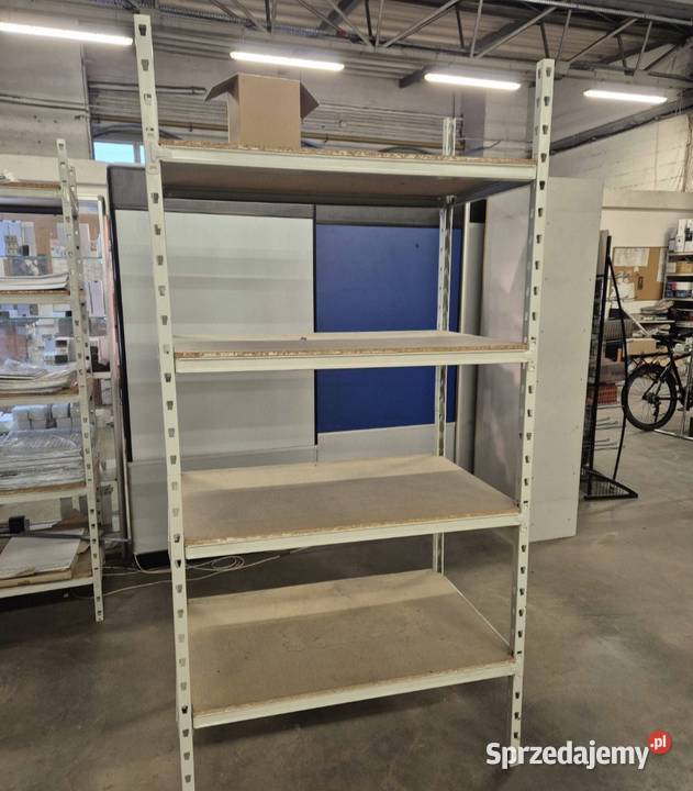Mocne regały magazynowe 200x100x60 4 polki małopolskie Tęgoborze sprzedam