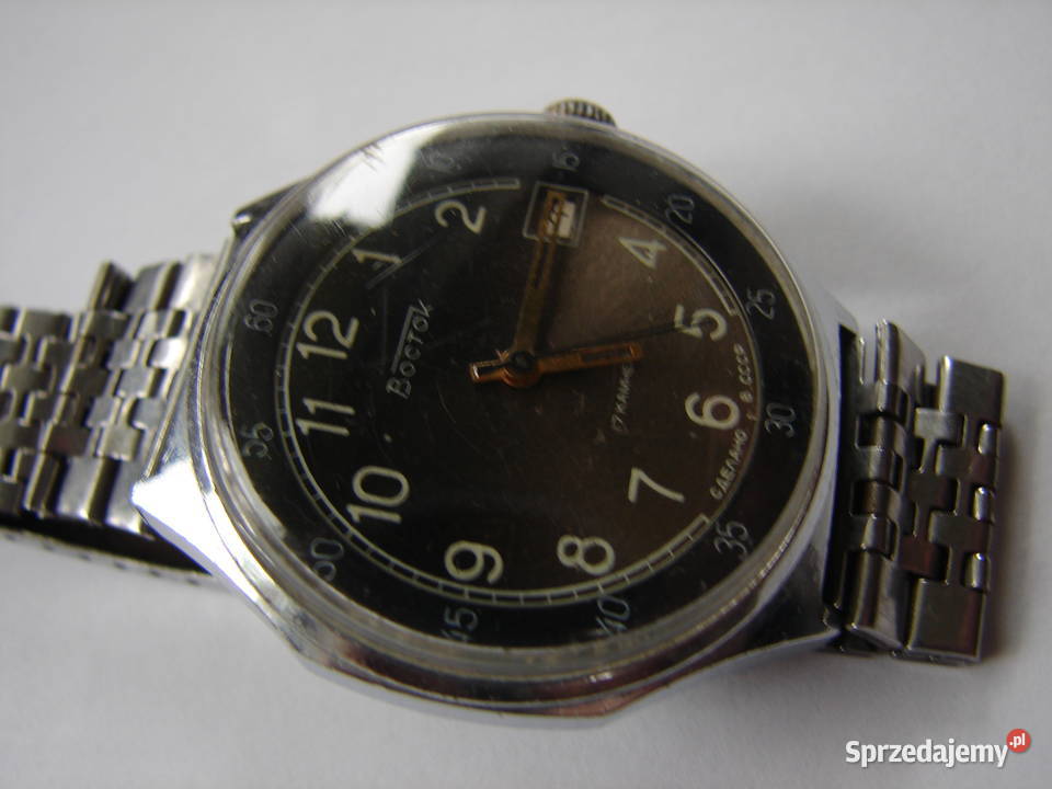 Wostok CCCP z czarnym ringem stary zegarek