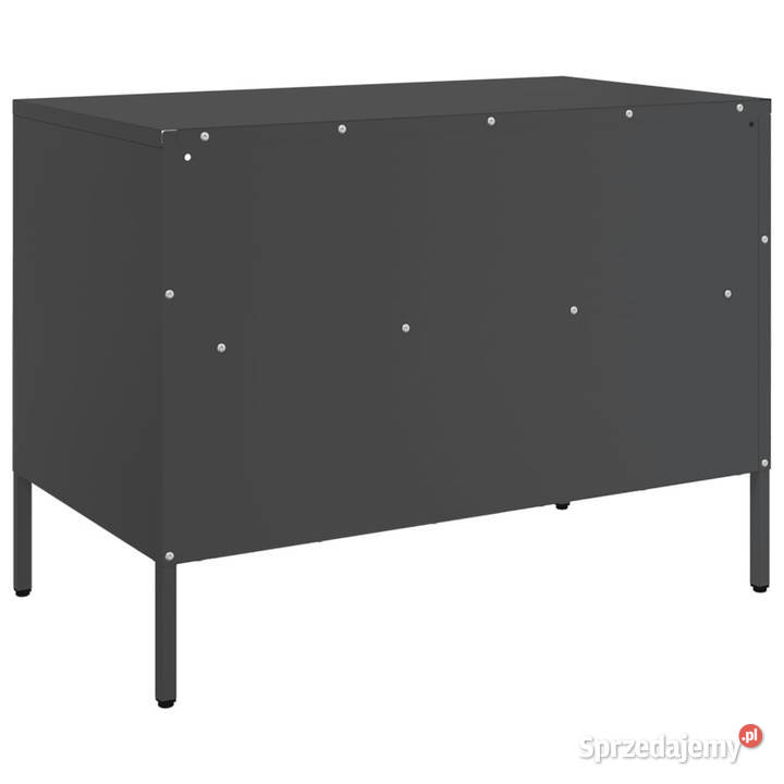 Szafka RTV czarna 68x39x505 stalowa WM843042 RTV Warszawa sprzedam