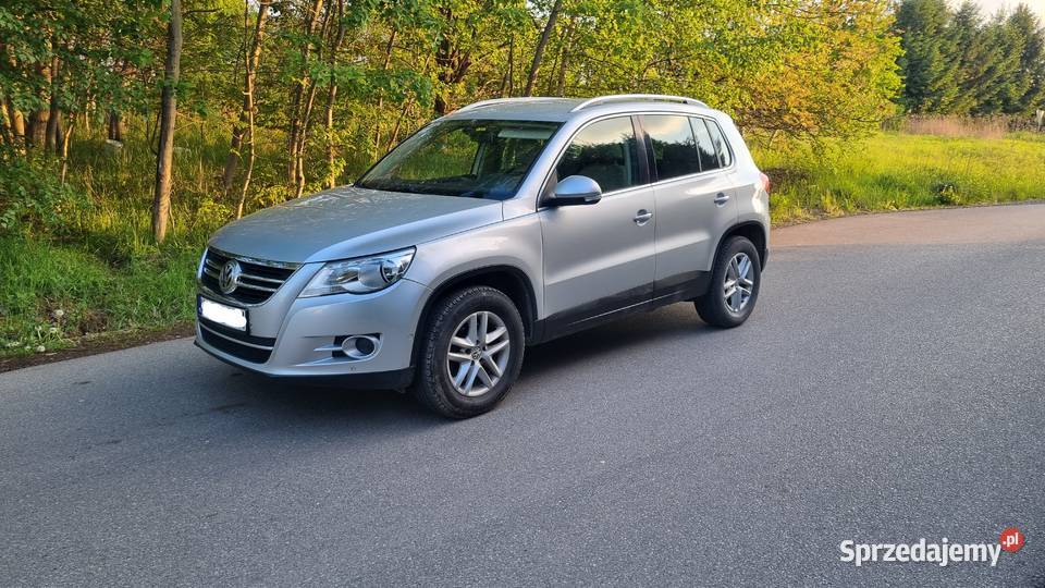 Vw Tiguan 20 tdi 4x4 hak klima skóra 170 nieuszkodzony małopolskie Kraków
