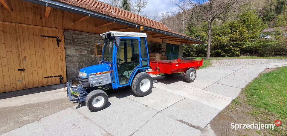 Traktorek Iseki 2120 4x4 Kabina PrzyczepaKubota Wspomaganie kierownicy Kamienica