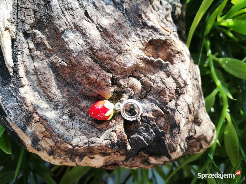 Pandora Charm zawieszka koralik truskawka mazowieckie Warszawa sprzedam