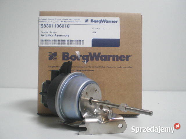 Nowy aktuator BorgWarner KKK 58301106076 osobowe Siedlce sprzedam