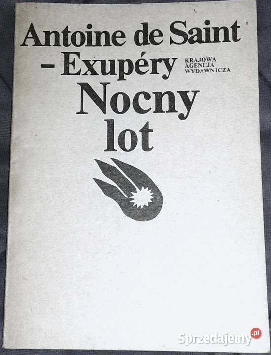 Nocny lot Antoine de SaintExupry