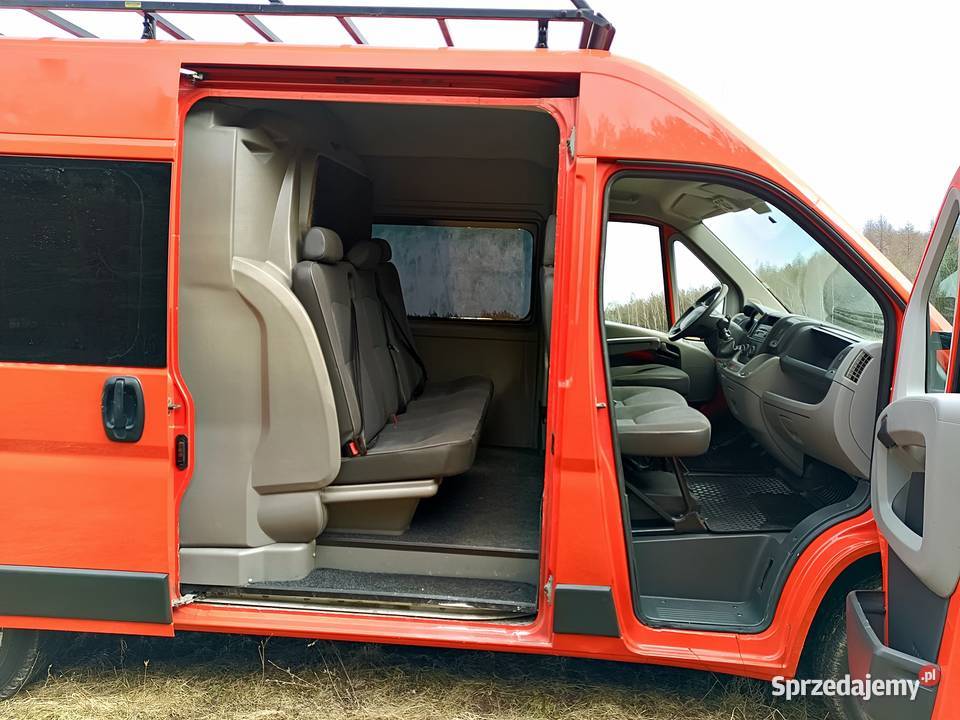 Peugeot boxer 22 hdi 120 l2h2 brygadówka 6 os nieuszkodzony Olkusz