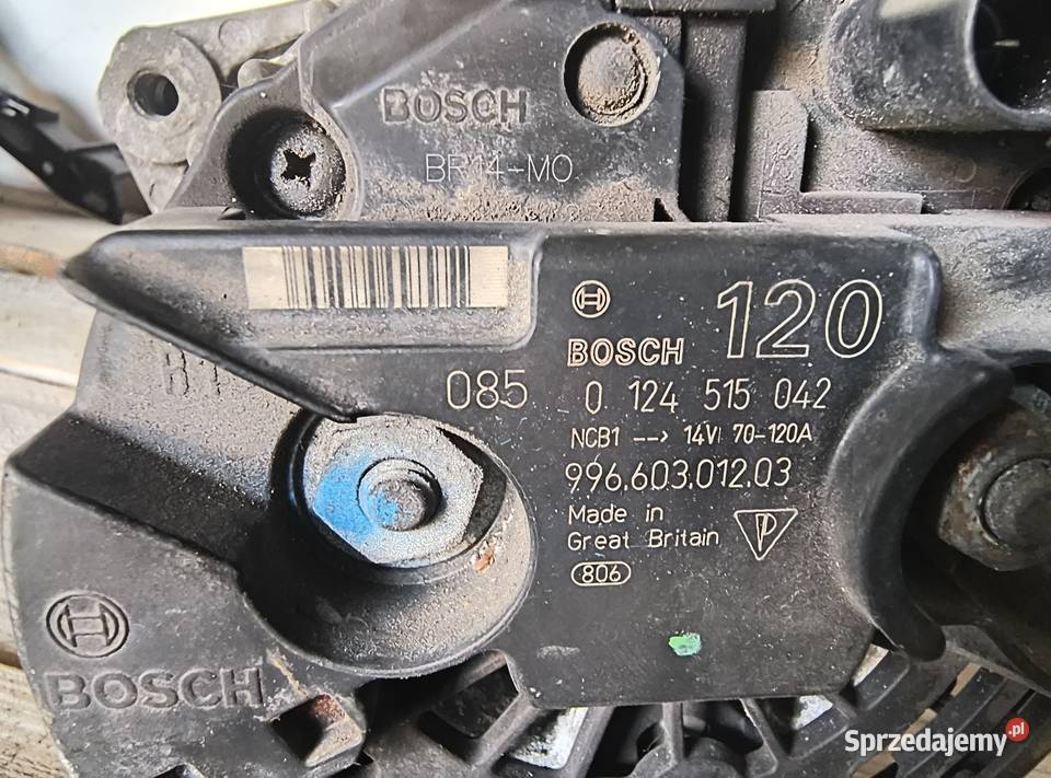 Alternator Bosch 124515042 Porsche 911 Boxster Kakonin sprzedam