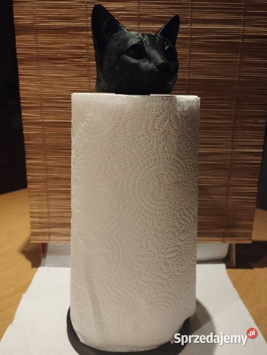 Stojak na ręcznik papierowy papier toaletowy kot Oleśnica