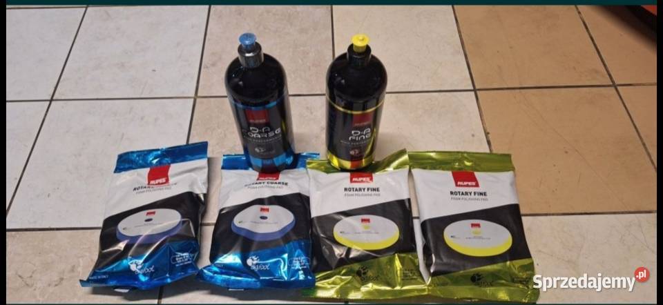 Zestaw 2óch Past polerskich i 4 padów polerskich