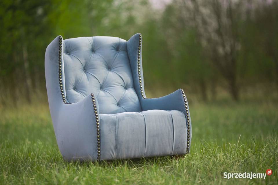 Fotel plus pufa nowoczesny styl pomorskie