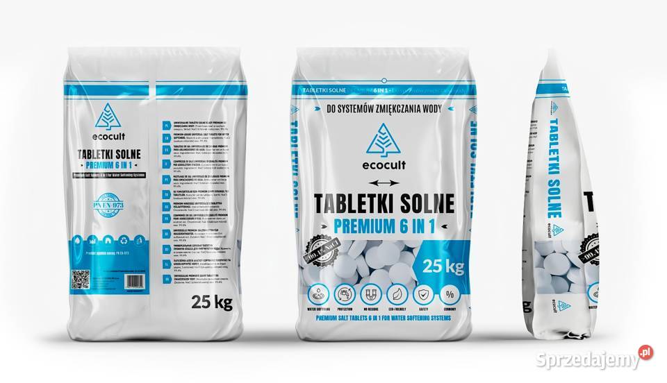 Tabletki solne 25 Sól tabletkowana Ecocult mazowieckie Warszawa