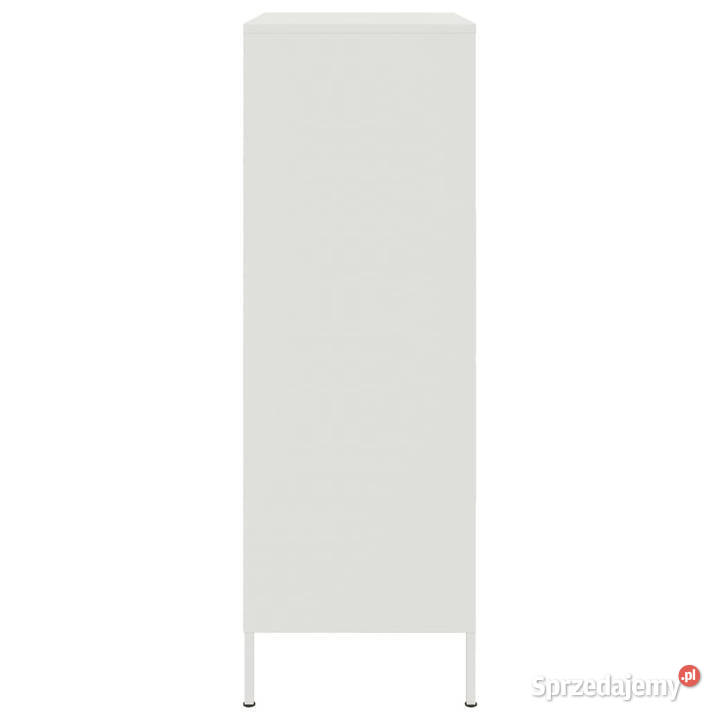 Szafka biała 68x39x113 stal WM842969 Warszawa