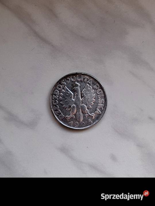 Moneta 2 1924 r kobieta i kłosy z orłem