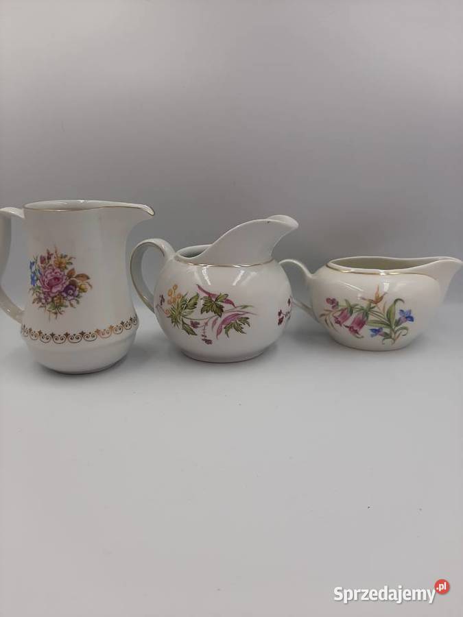 Porcelanowe mlecznikidzbanuszki niemieckie Inowrocław