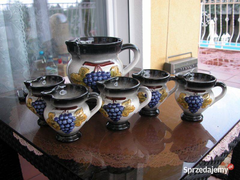ceramiczne dzbanki 6 sztuk Gorzów Wielkopolski