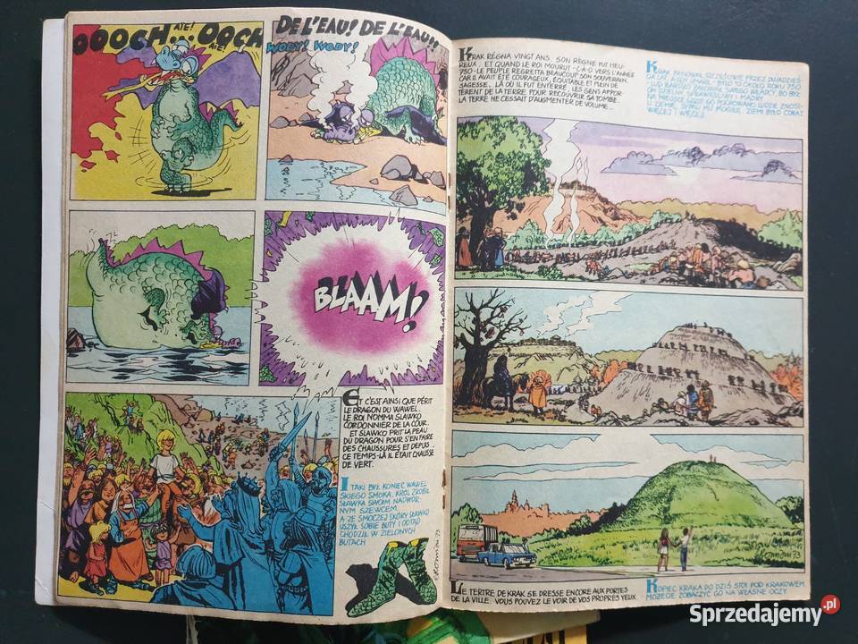 Legendy Polskie 3 dwujęzyczne komiksy francuski Gdynia