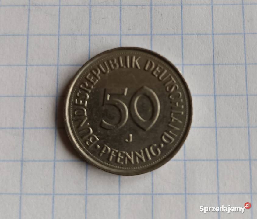 50 FENIGÓW 1990 J NIEMCY Numizmatyka