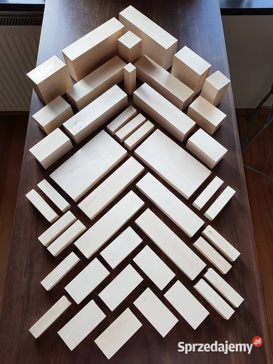 Drewniane klocki lipowe drewno do rzeźbienia łódzkie sprzedam