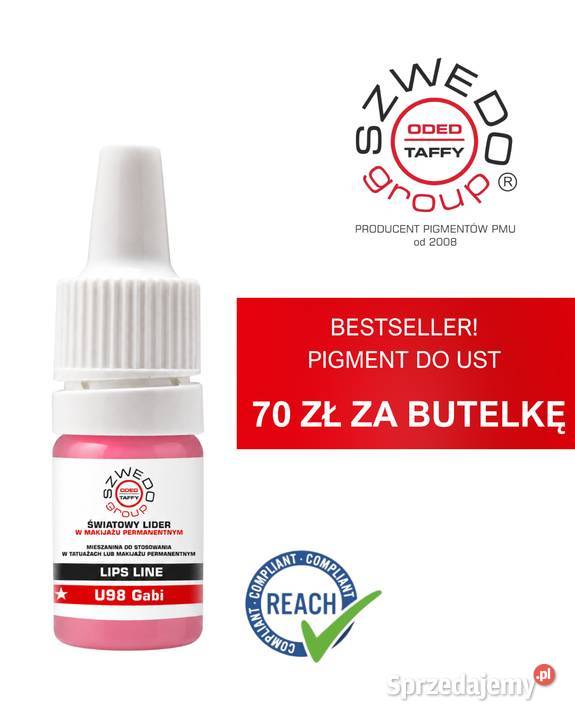 U98 pigment do makijażu permanentnego ust Prudnik sprzedam